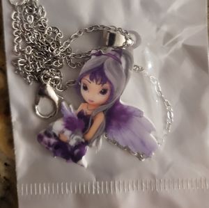 Purple Fairy Necklace